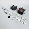 12888 Round Hole High Torque Movement Long hands 90128#Silver DIY Clock Kits 6