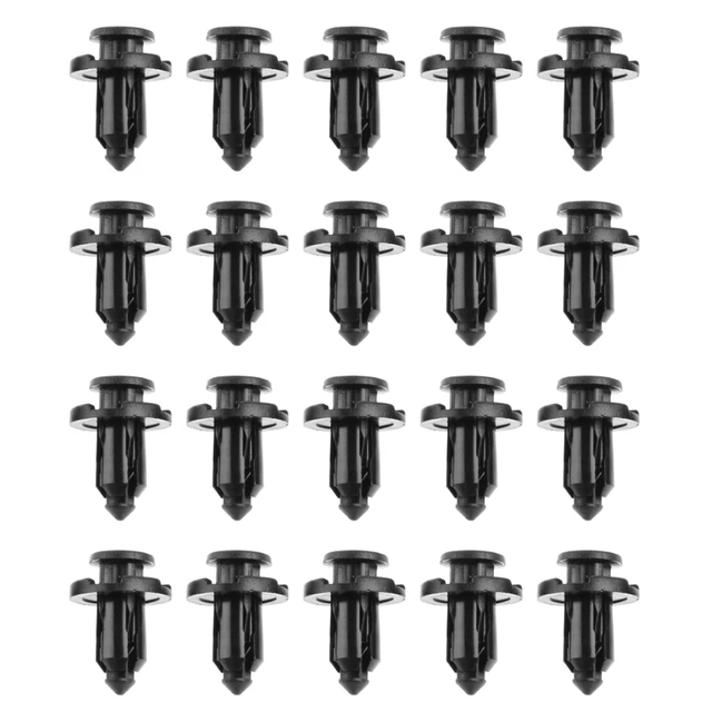 20x fixation de rivet en plastique de voiture pour clips de retenue de  garde-boue 10mm