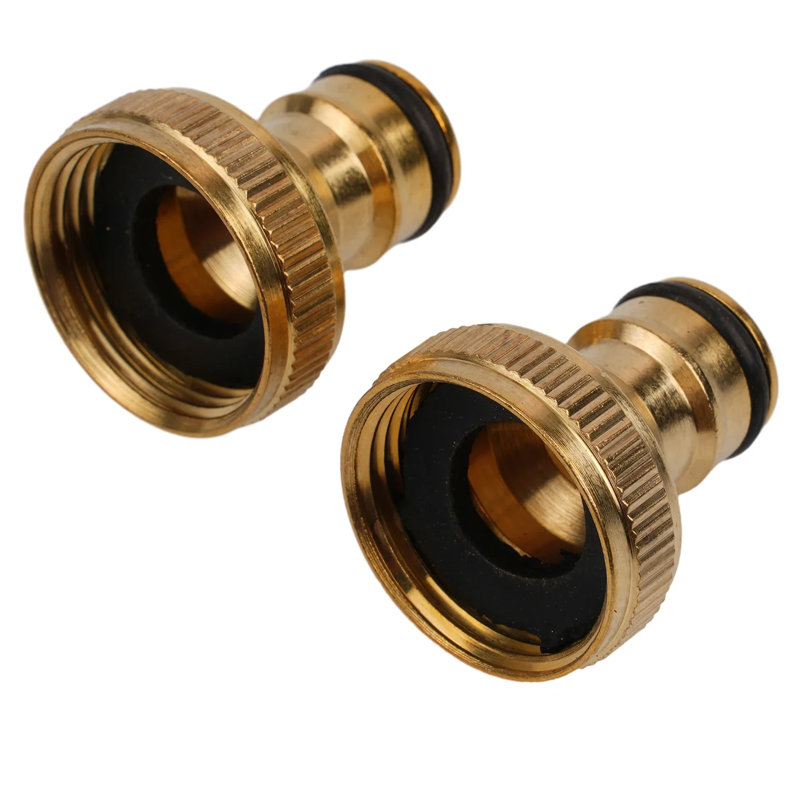 

Tap Thread Connector Quick Adaptor Water Pipe 1.57*1.18in 2PCS 3/4" To 1/2" 4*3cm Brass Faucet Garden Durable Practical