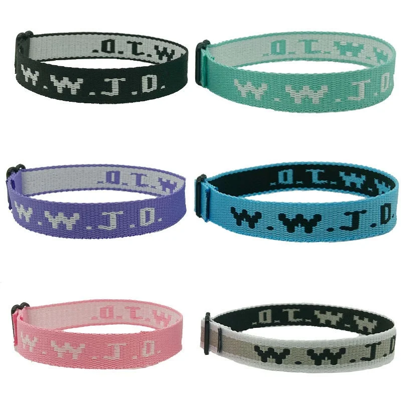 WWJD Bracelets Gifts Adjustable Wristbands WWJD Jesus Bracelets Bulk What Would Jesus Do Bracelet 6