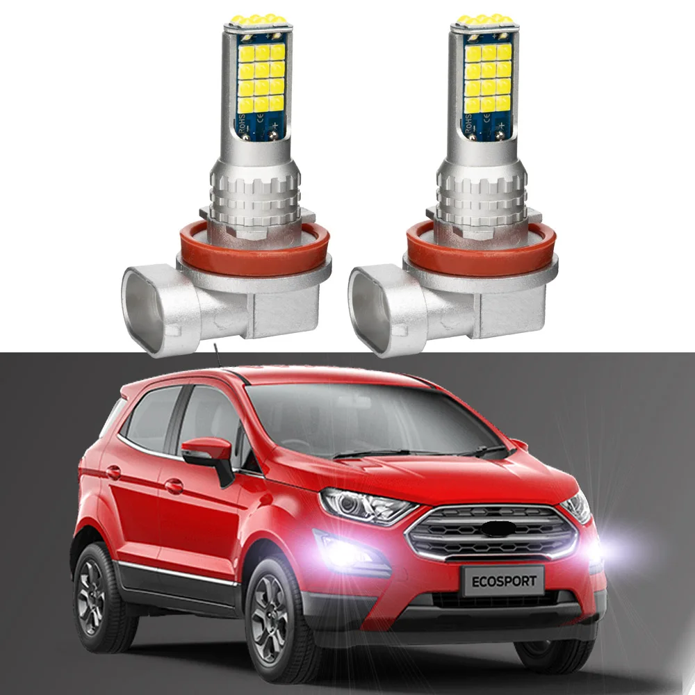 Voiture LED Déclairage Diurne DRL Pour Ford EcoSport 2018 2019 2020  Jaunissent Signal Fonction Couvercle Étanche Lampe Brouillard Du 127,28 €