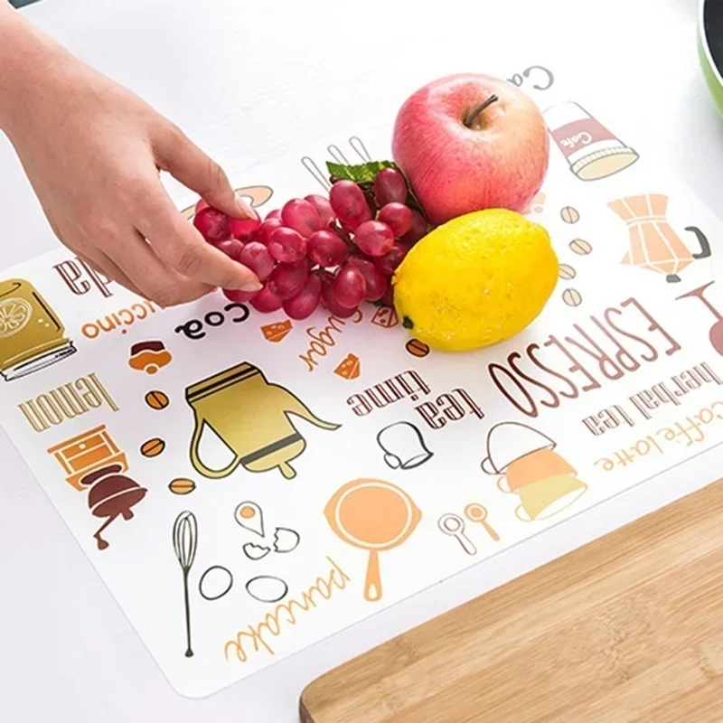 PVC Insulated Bowl Tableware Placemats Table Coasters Dining Table Placemats Desktop Decoration