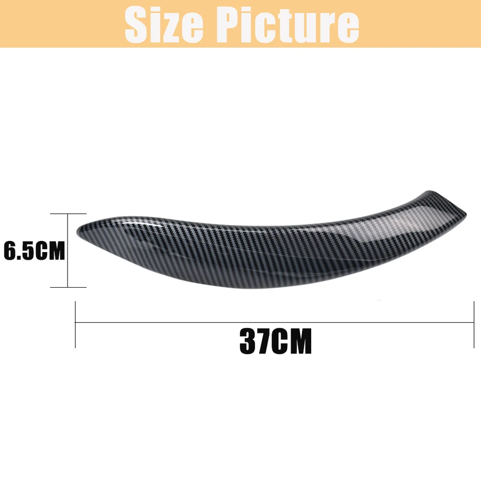 USDGIW Poignée De Porte Intérieure En Fiber De Carbone De Voiture Avec Couvercle De Poignée Pour B&MW Série 3 4 M3 M4 F30 F34 F36 F32 F33 F80 F82 F83 Poignée Porte