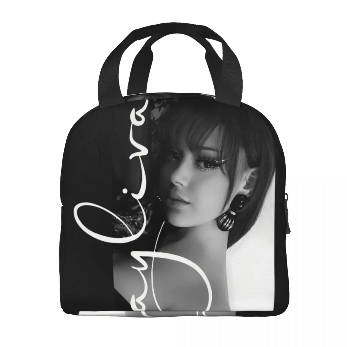 Music Singer Ayliva Insulated Lunch Tote Bag for Women Portable Cooler Thermal Food Lunch Box Kids School Children