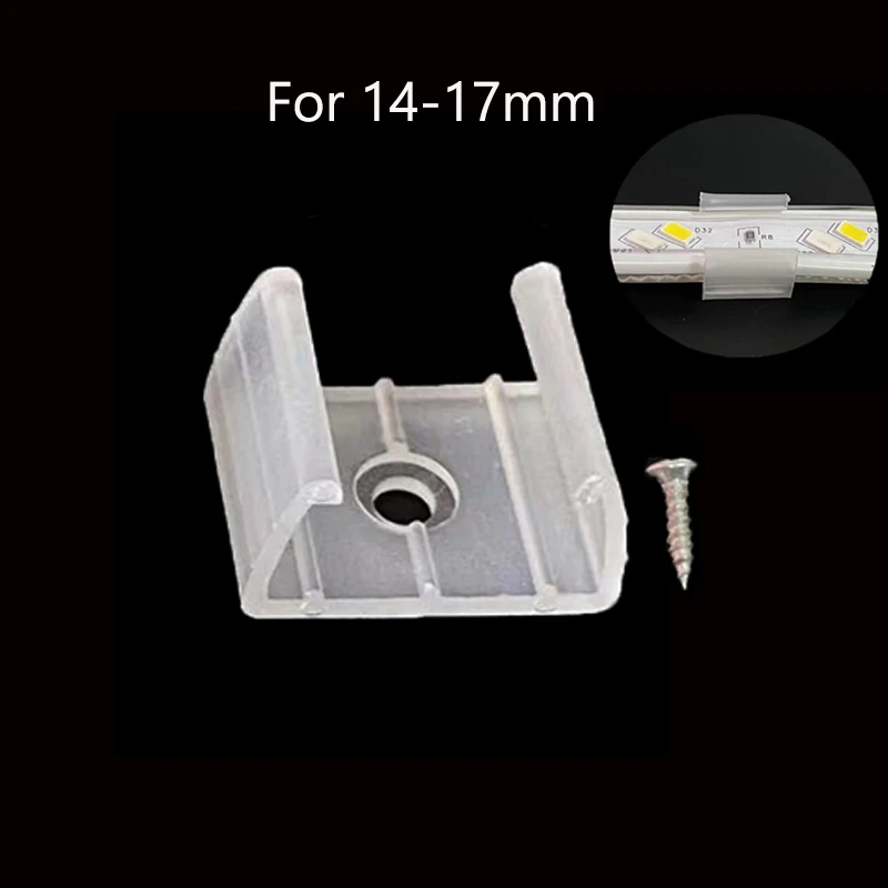 ตัวเลือกสินค้า LED เทป Fix คลิปสกรู RGB Neon Led Connector Fix ผู้ถือคลิป Fixing 2835 5050 COB Strip Light หัวเข็มขัดพลาสติกอุปกรณ์เสริม