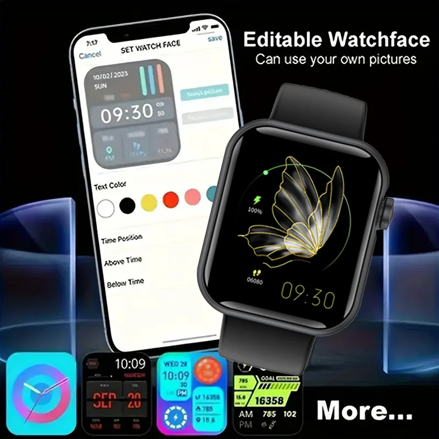 Smart Watch, for Men and Women (Answering/Making Calls) Fitness Tracker, More than 120 Sports Modes, Sleep Monitoring, Pedometer 2