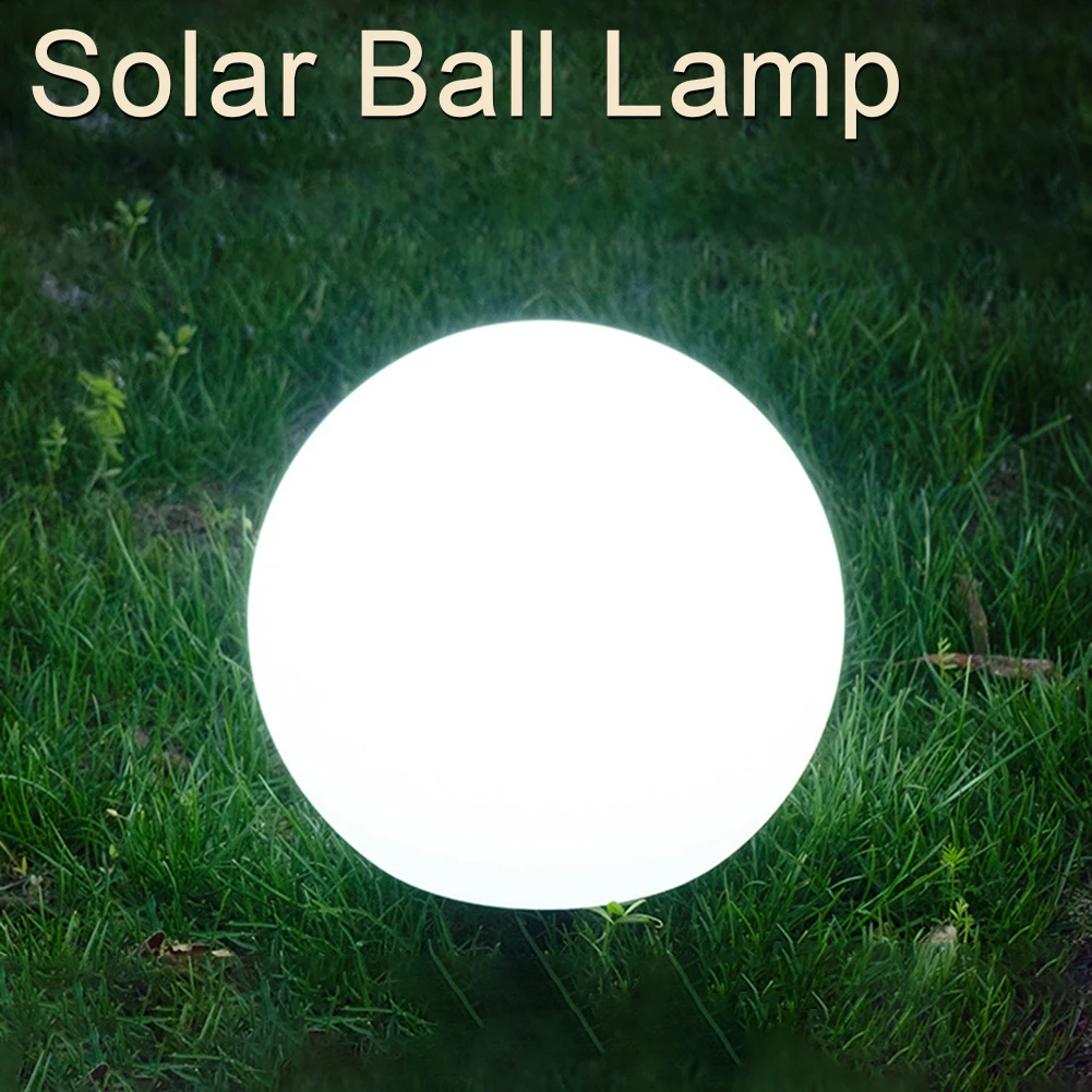 Solar Ball Lamps Garden Lights Color Changing LED Globe Lamp Outdoor Waterproof Solar Lawn Lamp Decoration For Pathway Patio