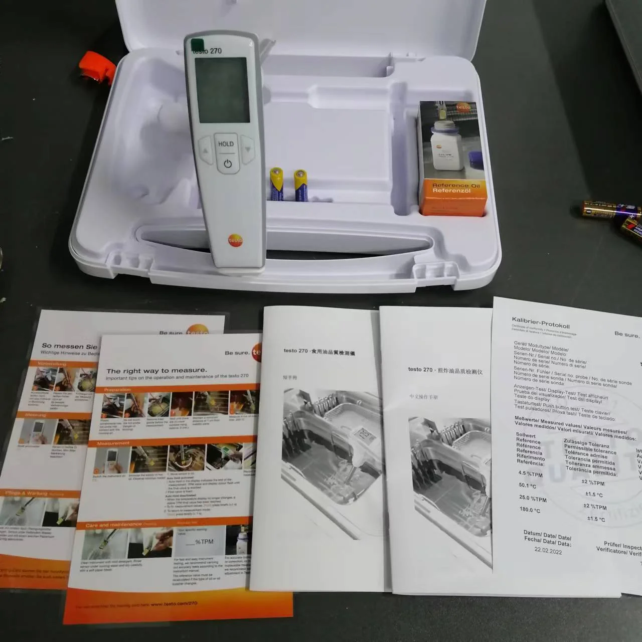 Testo 270 - Testeur d huile de friture