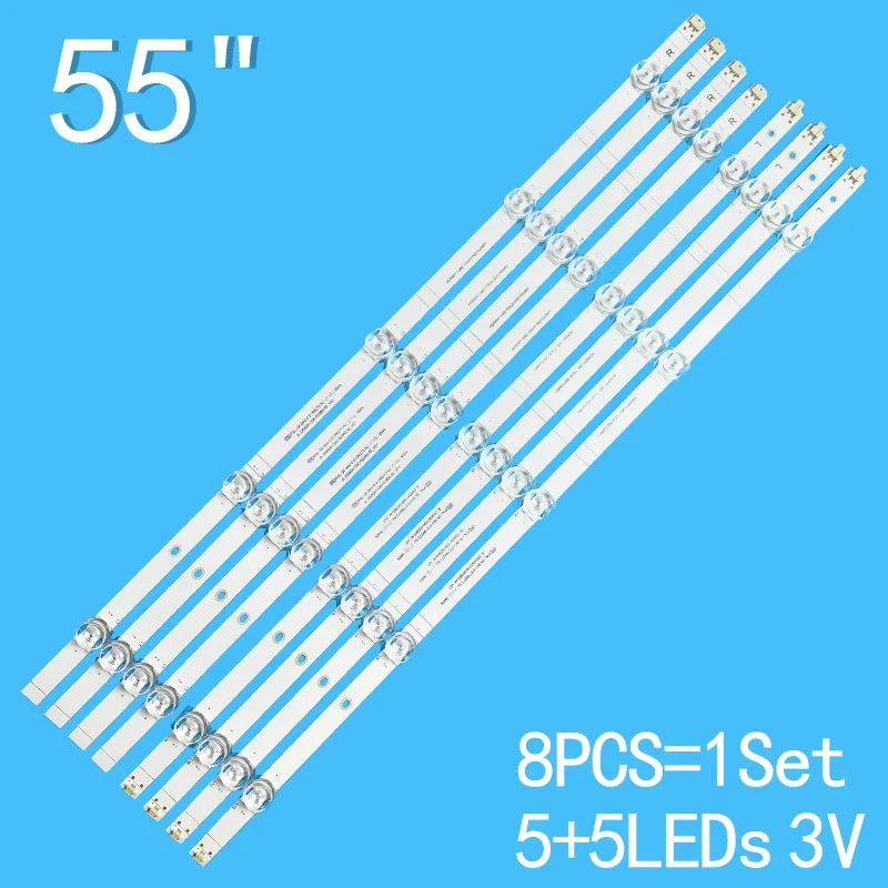 LED Backlight Strips JL.D550A1330_003BS For 55C350KU 55A6G 55R6070G 55R6G 55E7HQ - Foto 3