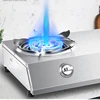 Gas Double Stove Desktop Nine-chamber Fierce Fire Stove Old-fashioned Stainless Steel Double Stove Liquefied / Natural Gas 5