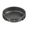 Outdoor Pan Pot Ultra-light Hard Aluminum Alloy Picnic Cookware Set Camping Cookware Frying Pan Camping Hike Utensils 3