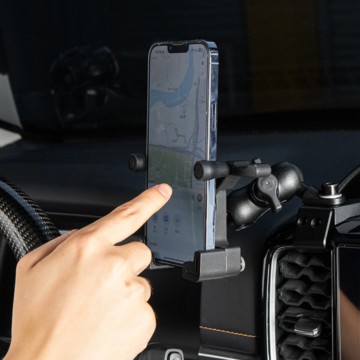 포드 레인저 P703 2024 2025 대시 마운트 GPS 브래킷 네비게이션 스탠드 자동차 액세서리 용 자동차 전화 홀더
