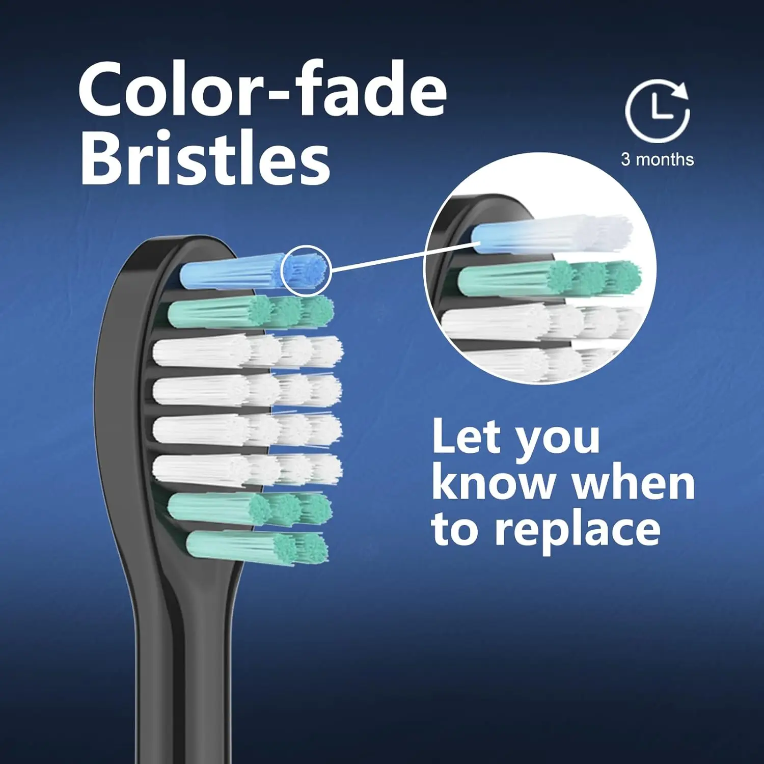 Tooth Brush Heads for Aquasonic Black Series Pro Vibe Series Duo Pro Series Electric Toothbrush Heads Replacement Refill Bristle 3