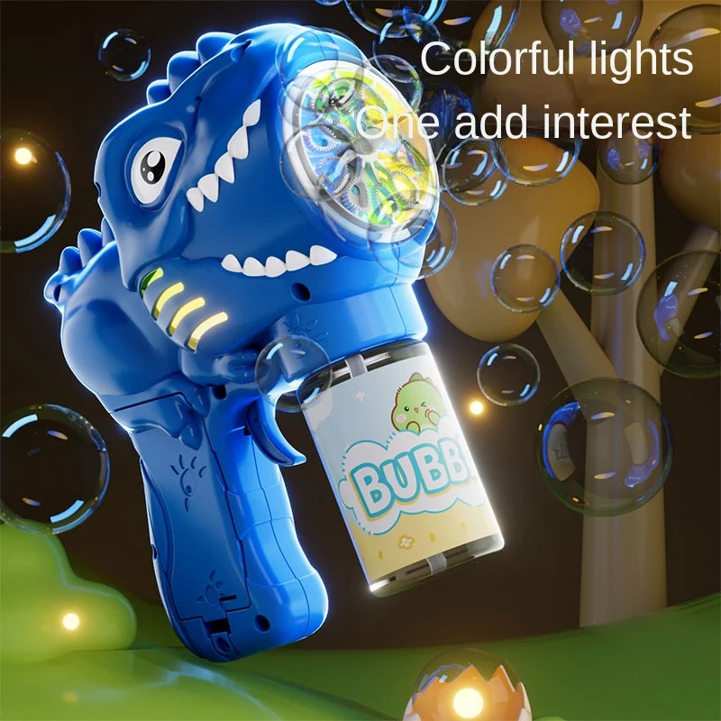 Dinosaur Bubble Machine Fully Automatic Electric Bubble Blower_voghion.com