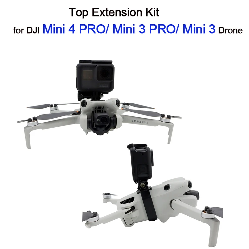 Per Dji Mini 4 Pro/Mini 3 Pro/Mini 3 Drone Top Adattatore Esteso Supporto Staffa Multifunzionale Per Gopro Insta360 Action Camera