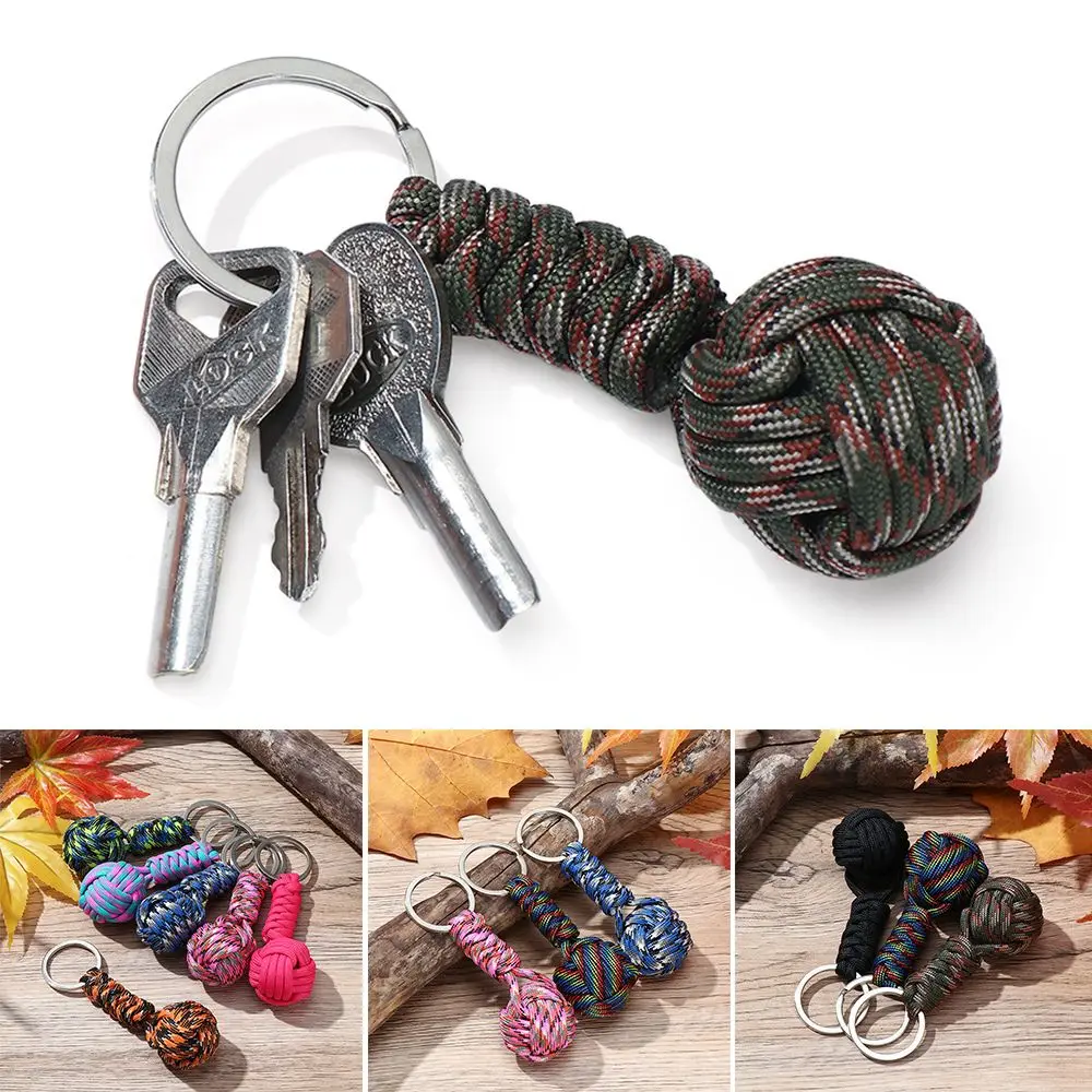 Porte-Clé en Paracorde Tissée à la Tortue, Lanière, Boucle, Corde  JOParachute, Pendentif Boule, Nouvelle Collection - AliExpress