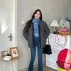 Winter Warm Knitting Scarf Women's Solid Color Cashmere Scarf Men Thick Pashmina Shawls Wraps Outdoor Blanket Echarpe Bufanda 3