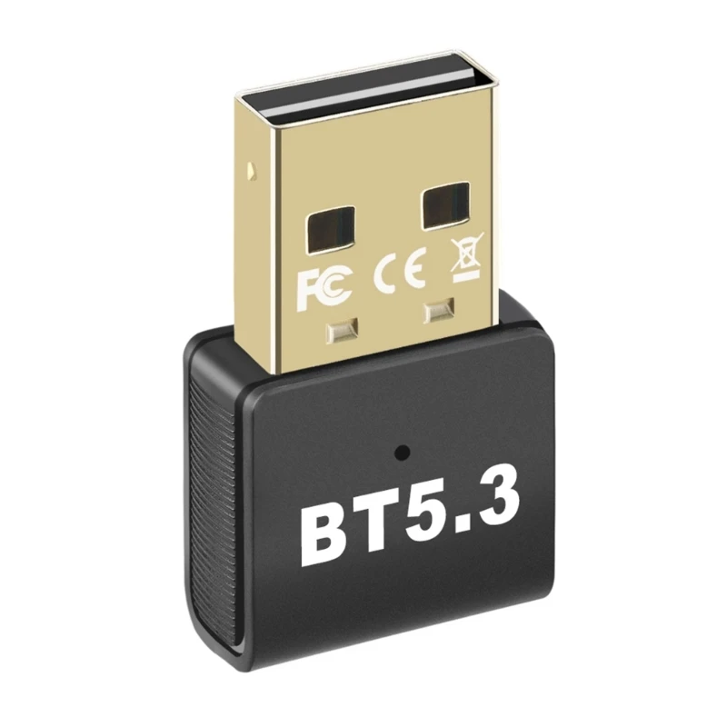 Bluetooth5.3-совместимый адаптер Беспроводной адаптер-приемник USB-передатчик для ПК P9JB