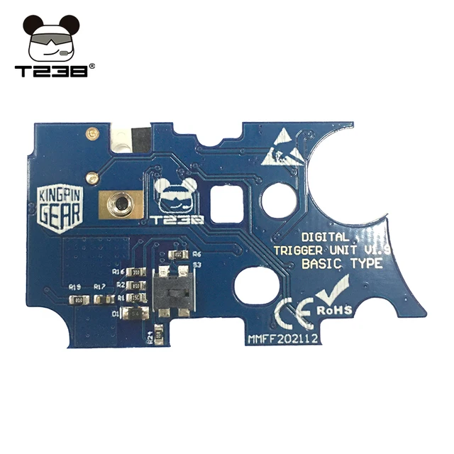 T238 Digital Trigger Unit V2-1.9 for AIRSOFT and Gel Ball Version Gearbox V2  Version upgrade More stable More rapid trigger 2