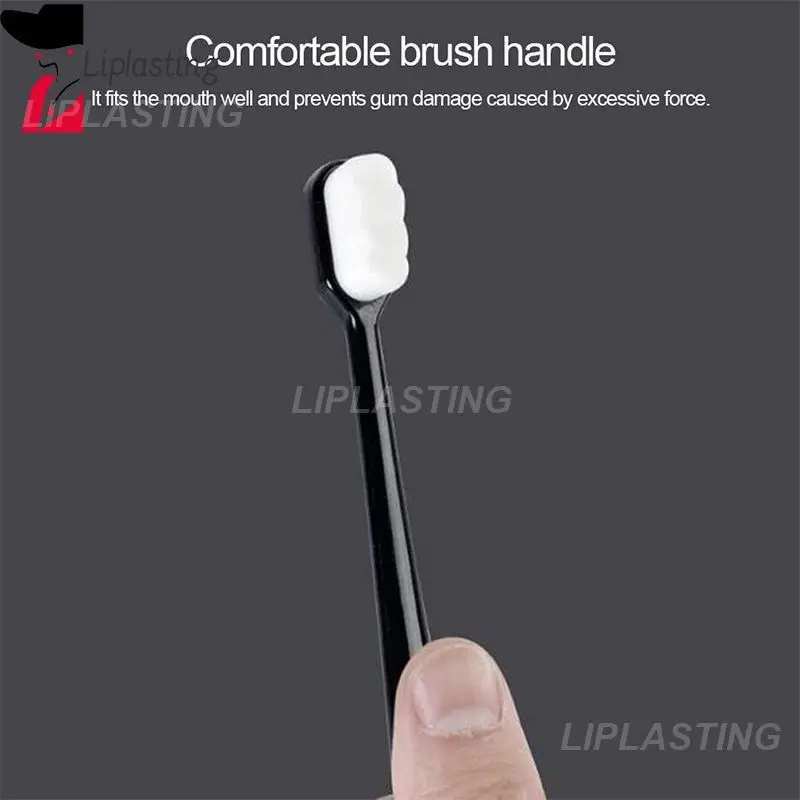 

Ультратонкая Мягкая зубная щетка с нанощетиной, искусственная зубная щетка для глубокой очистки, портативная дорожная зубная щетка для ухода за полостью рта