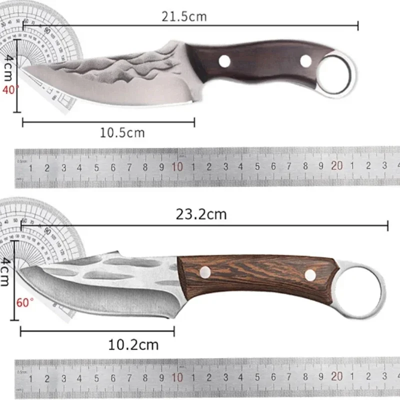 Kitchen Knife Stainless Steel Boning Handmade Forged Fruit Slicing Meat Cleaver Fish Cooking