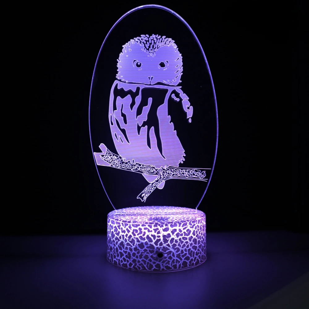 

Nighdn Owls 3D Night Lights Mother and Baby 7 Color Changing USB LED Table Lamp for Kids Xmas Birthday Gifts Room Decoration