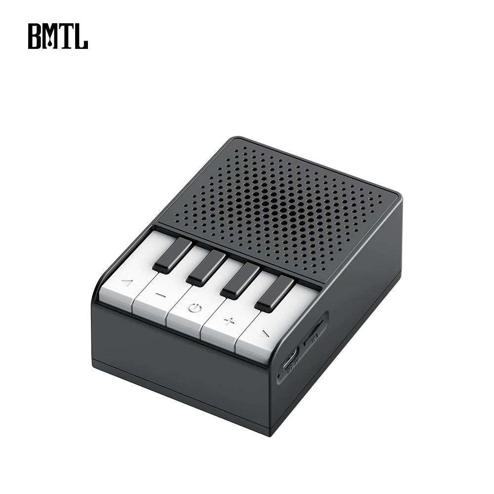 BMTL Paino Piano-shaped BT speaker Clear sound quality BT5.1 piano speaker voice recording function TF card music playbacK 3