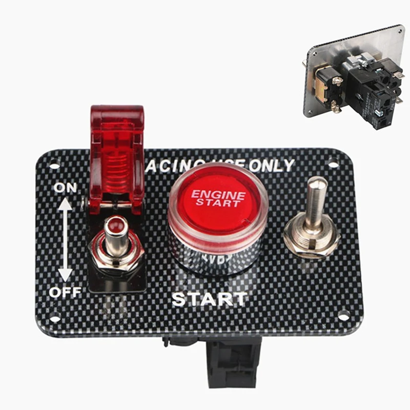 자동차 개조 엔진 시동 전원 단추 스위치, 점화 스위치, 12V, 24V, 22mm