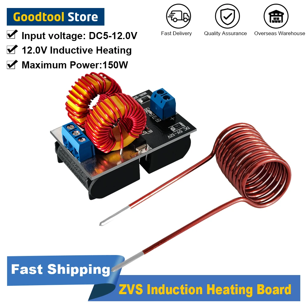 DC5 12.0V tensão de entrada placa aquecimento por indução zvs 120w ...