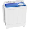 28 pound double bucket washing machine with drain pump, semi-automatic 18 pound washing machine with 10pound rotator combination 1