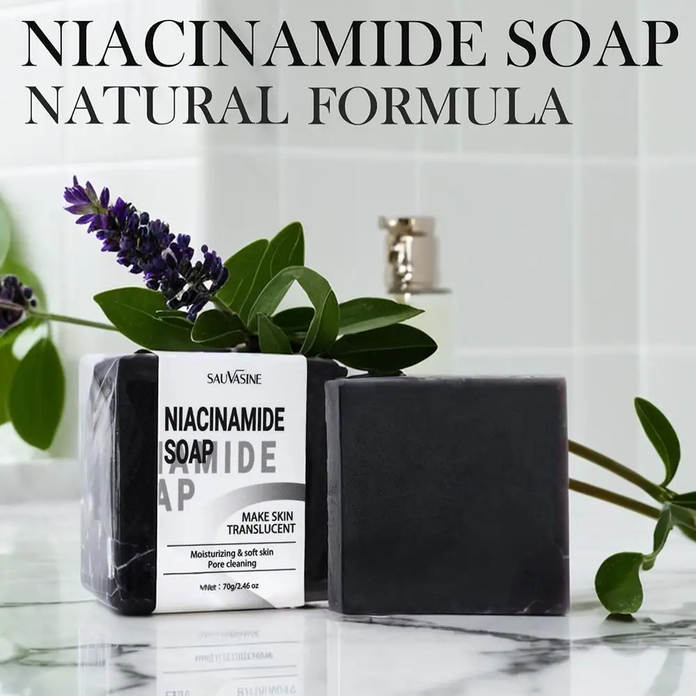 Niacinamide Handmade Soap For Hydrating Turmeric Kojic Acid Skin Brightening Soap Face Moisturizer Deep Clean Pores Bar