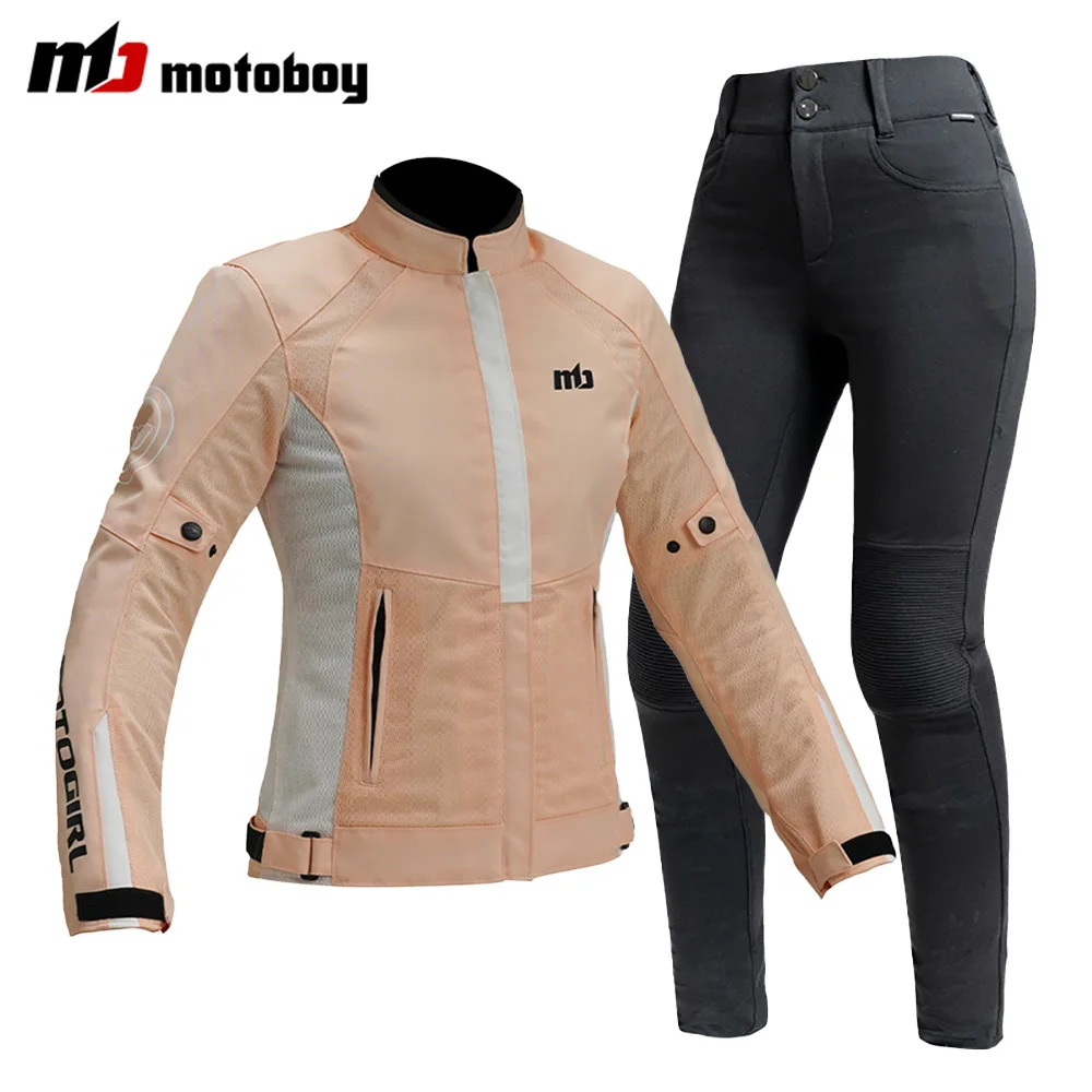 

Куртка мотоциклетная Женская, защитная воздухопроницаемая куртка для езды по дорогам и мотокроссу, на лето