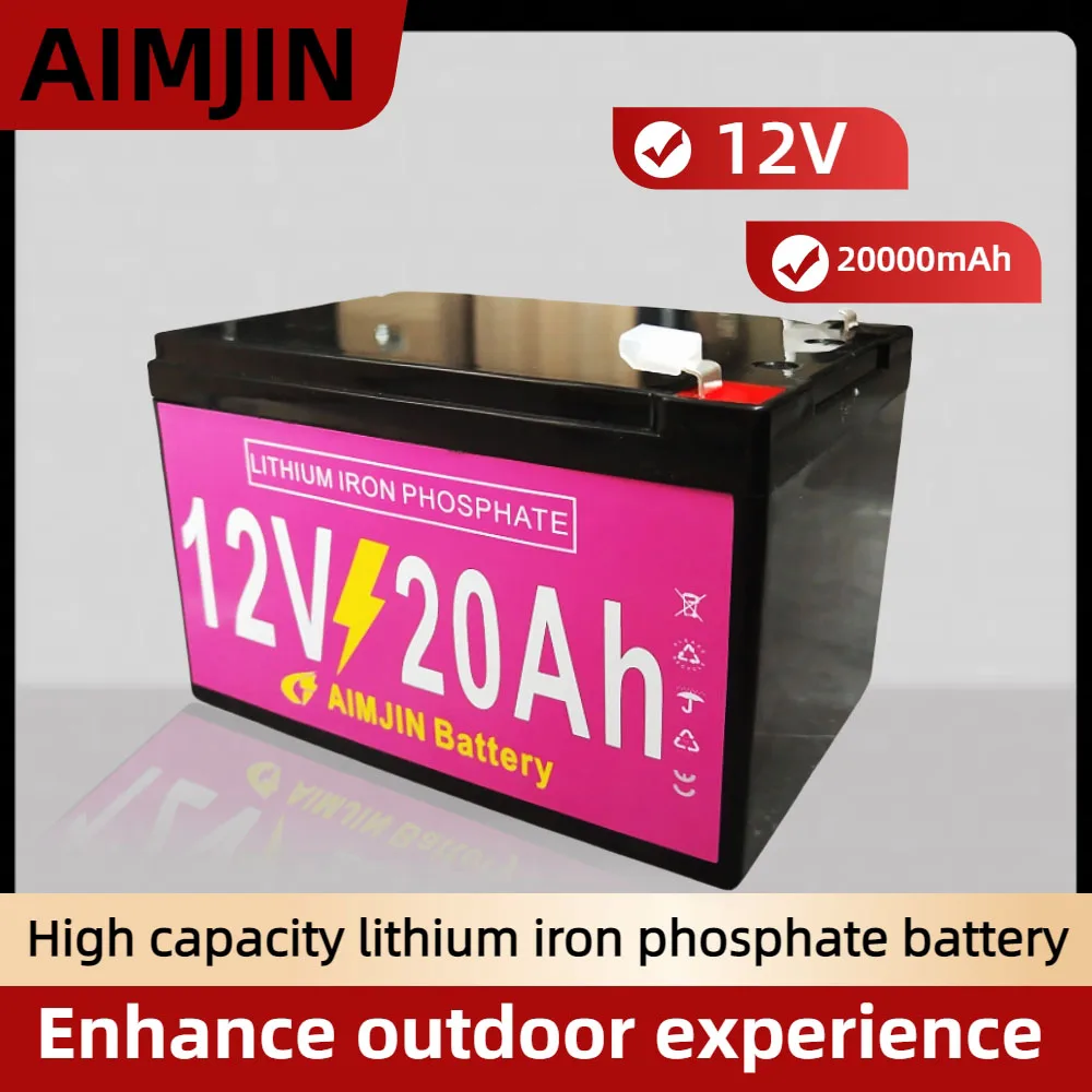12V 20Ah lithium-ion rechargeable battery pack For power supply of electric vehicles solar street lights and other equipment