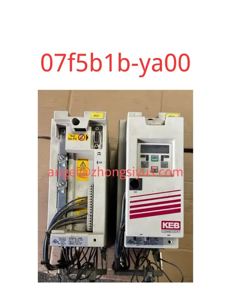 

07f5b1b-ya00 Used inverter 0.75kW function runs OKFunctional testing is fine