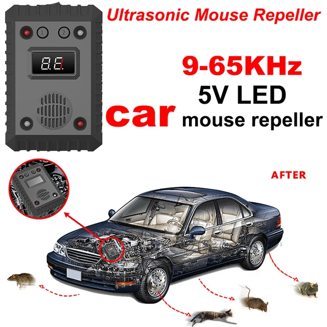 5 V Led-Es Led-Os Rat Anti-Trier Egérriasztó Egérraszpeller Nem Mérgező Tartó Rágcsáló Marten Away Automitors Trunk