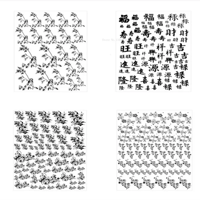 A4 물 전사지 아로마 테라피 캔들 모델링, 페인트 전사 인쇄 용지, DIY 컨테이너 패턴 전사 스티커