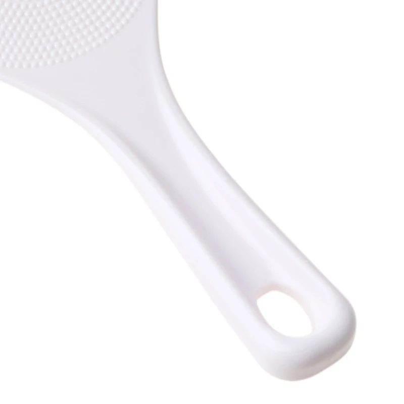 

2Pcs Kitchen Non Rice Paddle Hand Roll Spoons White Plastic Meal Spoon new arrival