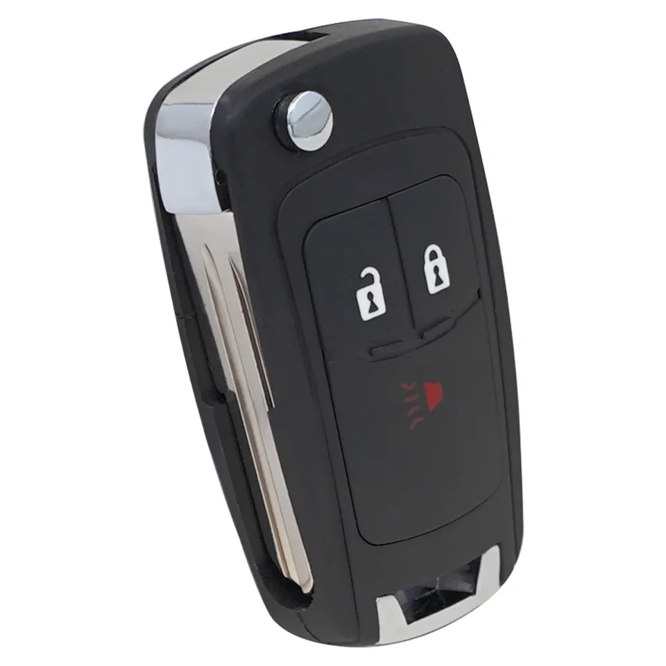 Custodia Portachiavi Auto 3 Pulsanti Con Lama Pieghevole Non Tagliata Per Opel Vauxhall Zafira Astra Insignia - Sostituzione Telecomando