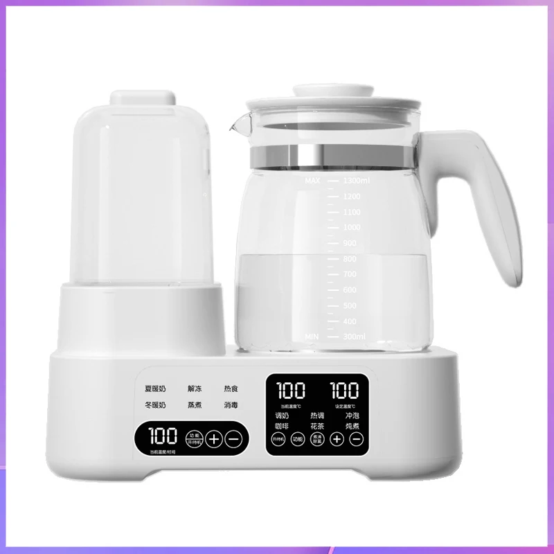 KH-8878 Baby specific constant temperature hot water kettle disinfection 2-in-1 multifunctional milk mixer