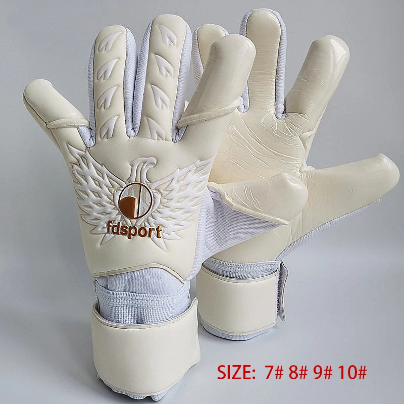 Predator Football Soccer Goalkeeper Gloves Thicken Latex without Fingersave Non-slip and Wear-Resistant