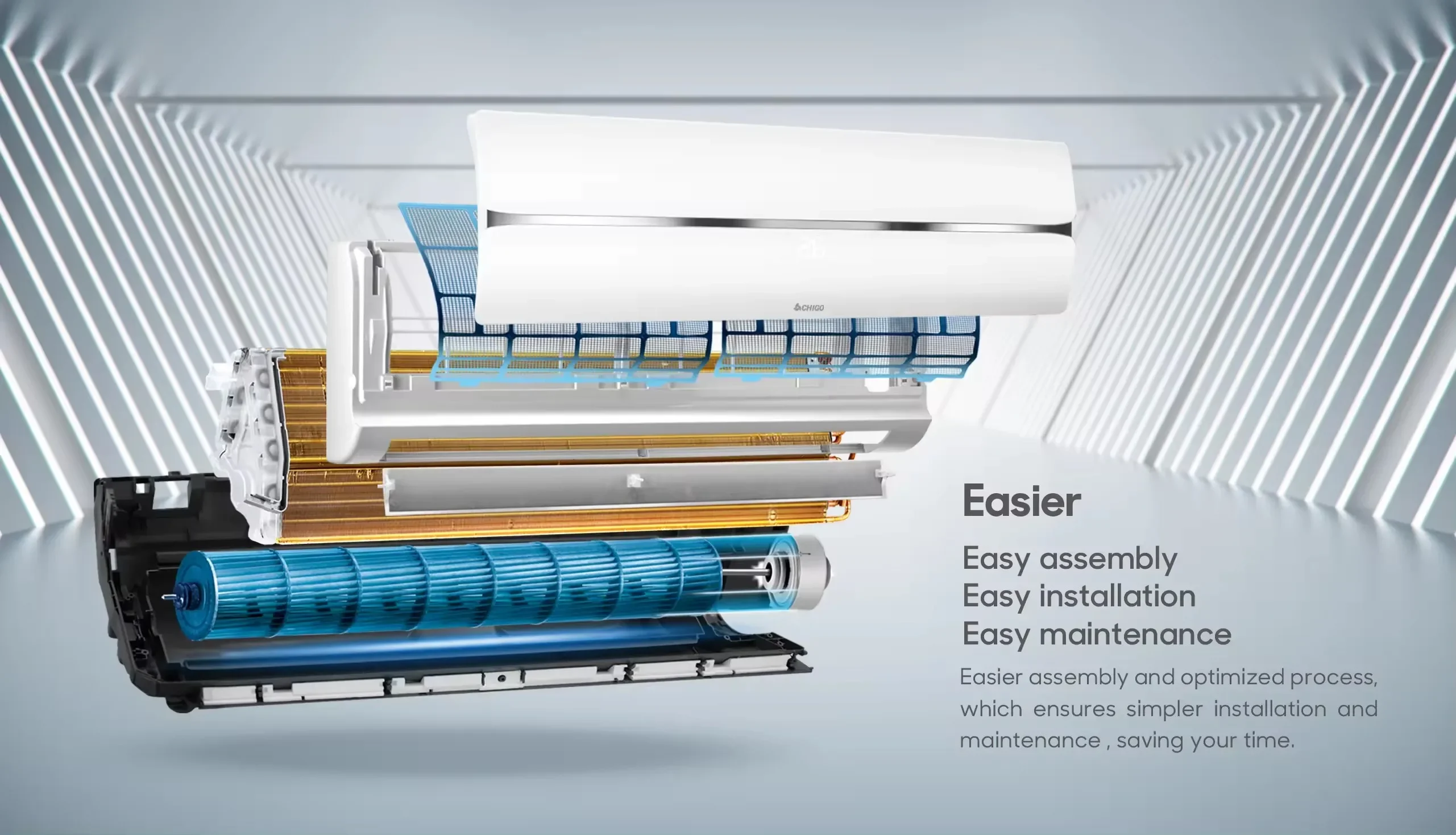 Manufacturer 12000 Btu 18000 Btu Heating Type Split Unit R410a Inverter Outdoor Unit Mini Split Air Conditioners 3