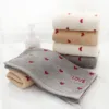 T049A 100% Cotton sweat heart love gift Thick Soft For Adults Kids Home face towel 4