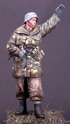 Figurine de soldat de guerre en résine moulée, modèle de jouet non peint, Kit d'assemblage, échelle 1/16 