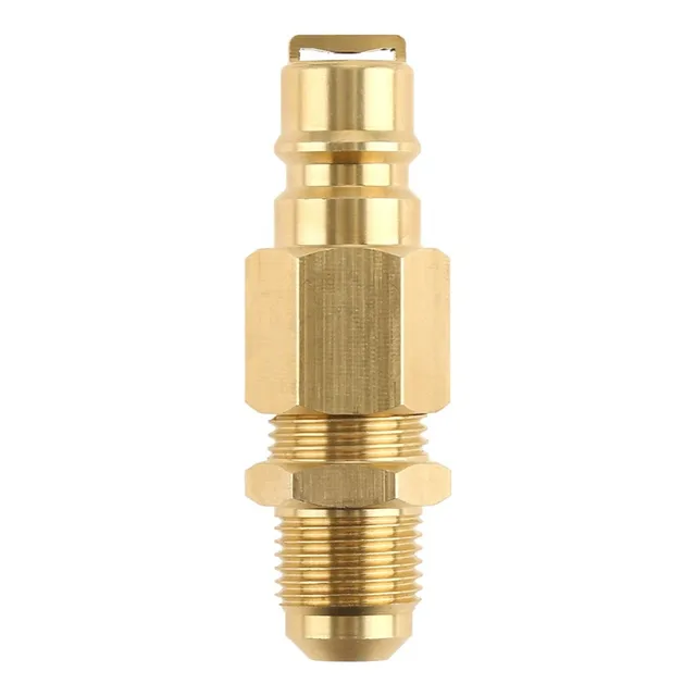 1Dc-Os Sárgaréz 3/8 "Hím Fáklya Természetes Tömlő Adapter Földgázsá Alakítva 3/8" Gyors Leválasztó Dugó Illesztése Szivárgó, Kiváló Minőségű - Image 3