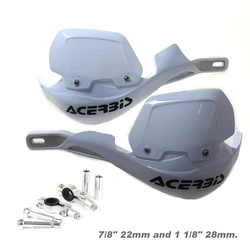 Off - Road Motorcycle Handguard Protector Shield - 22mm & 28mm (White for 22 28 mm)