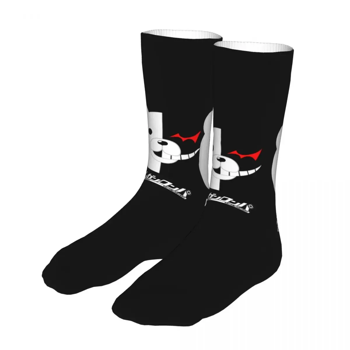 

Men Sports Danganronpa Monokuma Socks Cotton Compression Anime Manga Bear Women Socks