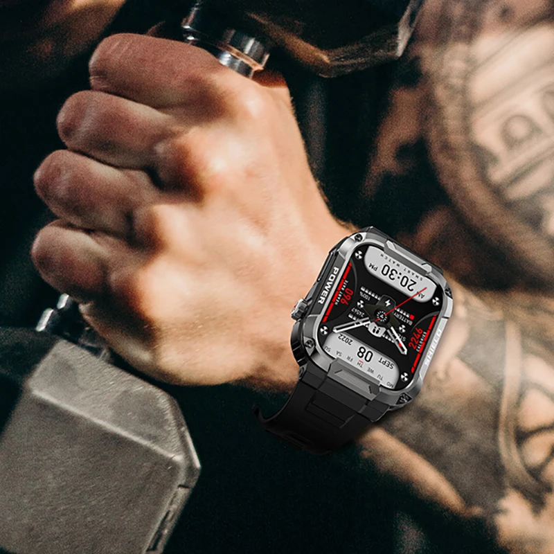 ο  ȭ Ʈ ġ IP68 5ATM  ߿  ƮϽ  ǰ  Smartwatch ȵ̵