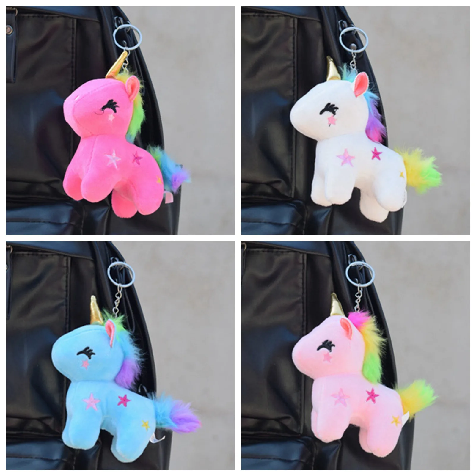 Keychain Unicorns Girls | Keychain Children Unicorn | Soft Toy Unicorn ...