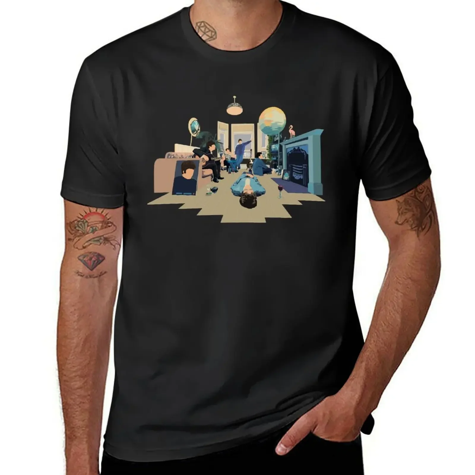 

Defaybe T-shirt anime graphics T-shirts for men cotton