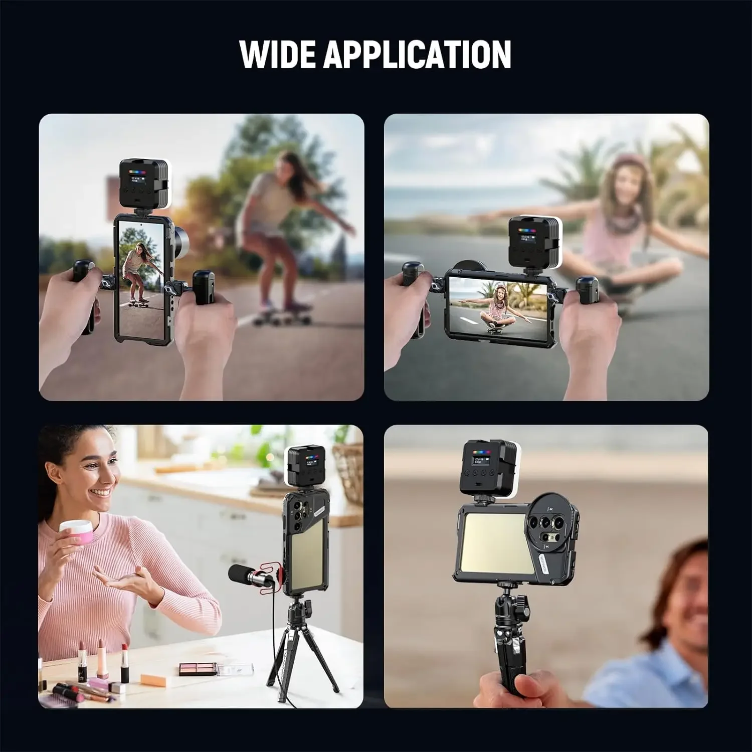 Original Phone Cage Video Rig For Samsung Galaxy S24 Ultra with 360° NATO Rail &